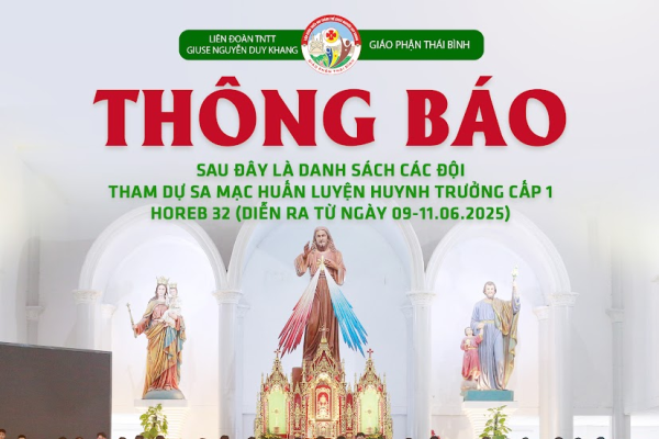 Danh sách SMS tham dự Sa Mạc huấn luyện Huynh trưởng Horeb 32