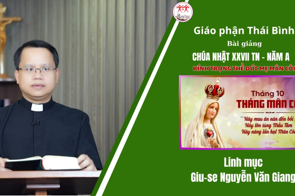 Bài Giảng CN XXVII TN - Năm A/ Lễ Đức Mẹ Mân Côi/ Lm Giu-se Nguyễn Văn Giang/ Giáo Phận Thái Bình