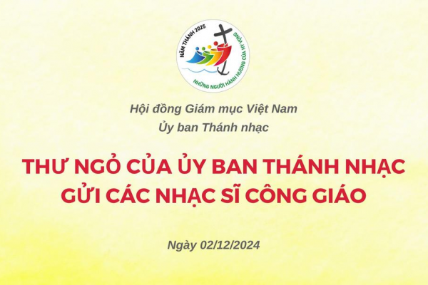 Thư ngỏ của Ủy ban Thánh nhạc gửi các nhạc sĩ Công giáo