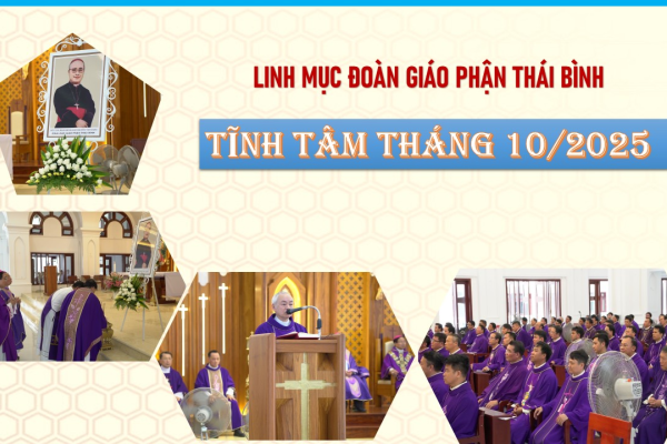 Linh mục đoàn Giáo phận Thái Bình: Tĩnh tâm tháng 10/2025