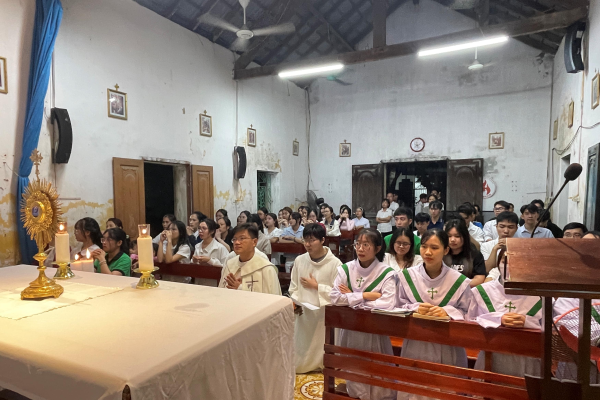 Nhóm SVCG Liên địa phận Thái Bình: Mừng lễ kính Thánh Carlo Acutis – Quan thầy Sinh viên Công giáo Trường Cao đẳng Sư phạm Thái Bình