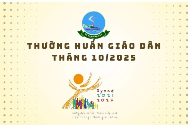 Ủy ban Giáo dân: Thường huấn tháng 10/2025