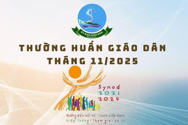 Ủy ban Giáo dân: Thường huấn tháng 11/2025
