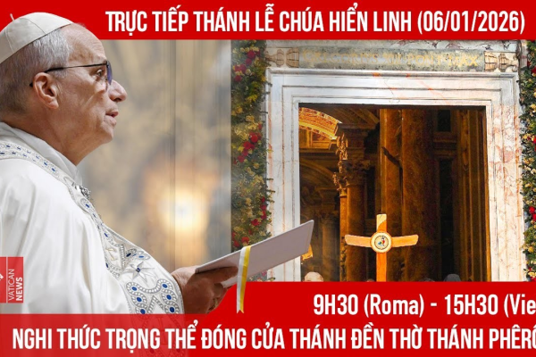 Nghi thức đóng Cửa Thánh và Thánh Lễ Chúa Hiển Linh do Đức Thánh cha Leo chủ sự