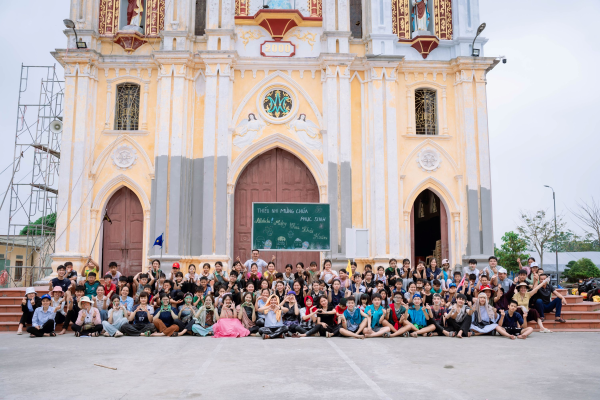 Xứ đoàn Đaminh Savio Trại Gạo – mừng Chúa Phục Sinh