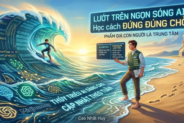 Lướt trên ngọn sóng AI - học cách đứng đúng chỗ