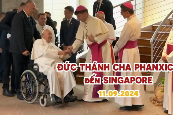 Đức Thánh Cha Phanxicô bắt đầu viếng thăm Singapore