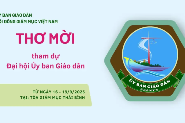 Thơ mời tham dự Đại hội Ủy ban Giáo dân năm 2025
