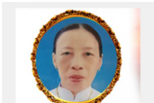 Cáo phó: Bà cố Maria Nguyễn Thị Chuyên qua đời
