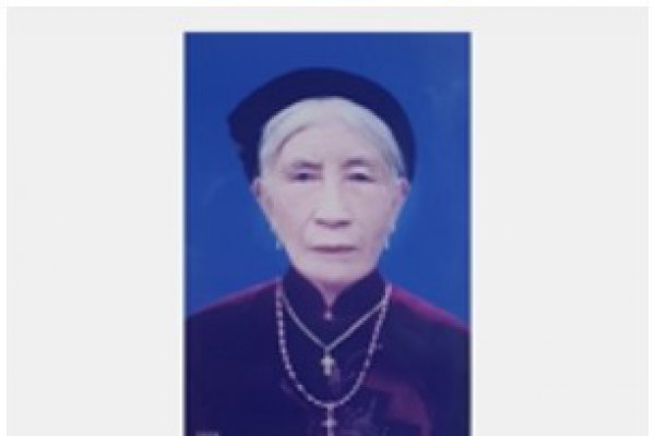 Cáo phó: Cụ cố Maria Nguyễn Thị Vang
