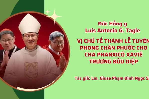 Vị chủ tế Thánh lễ Tuyên phong Chân phước cho cha Phanxicô Xaviê Trương Bửu Diệp