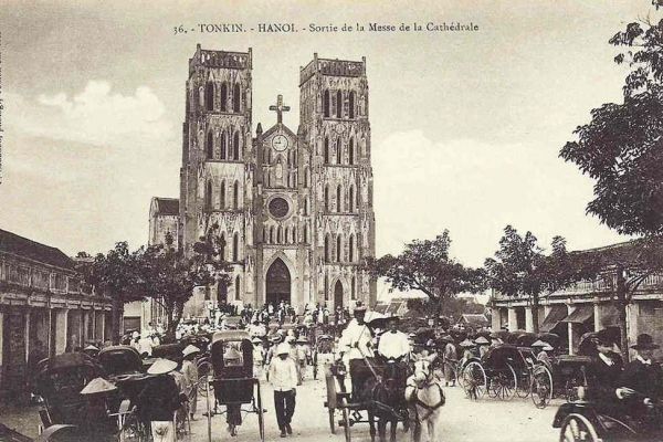 Hình ảnh Nhà thờ lớn Hà Nội đầu thế kỷ XX