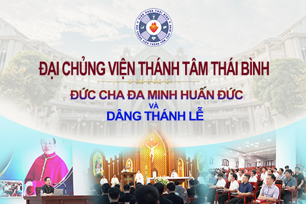 Đức cha Đa Minh huấn đức cuối năm học và dâng Thánh lễ tại Đại Chủng viện Thánh Tâm Thái Bình