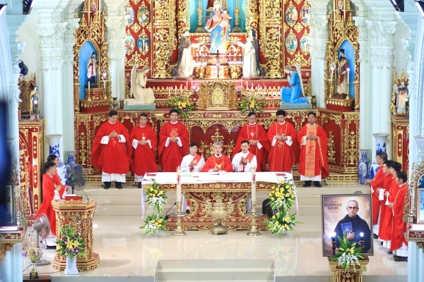 Hiệp đoàn TNTT Giáo hạt Đông Hưng Yên hân hoan mừng lễ kính thánh Maximilianô Maria Kolbê - Bổn mạng