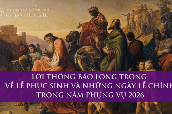 Uỷ ban Phụng tự, HĐGM Việt Nam: Thông báo về Lễ Phục Sinh và những Ngày Lễ Chính trong Năm Phụng Vụ 2026