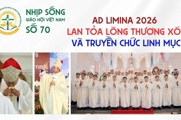 Ad Limina 2026, lan tỏa Lòng Thương Xót và Truyền chức Linh mục - Nhịp sống Giáo hội Việt Nam số 70 (13/3/2026 - 20/4/2026)