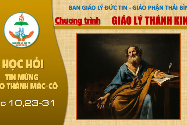 Đọc Tin Mừng theo Thánh Mác-cô: Chương 10,23-31