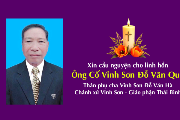 Cáo phó: Ông Cố Vinh Sơn Đỗ Văn Quý