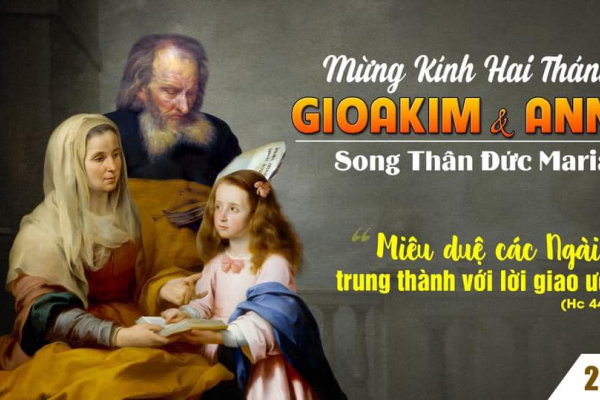 Ngày 26/07: Thánh Gioakim và Thánh Anna, song thân Đức Maria