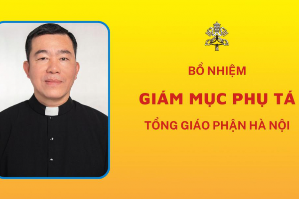 Bổ nhiệm Giám mục Phụ tá Tổng Giáo phận Hà Nội