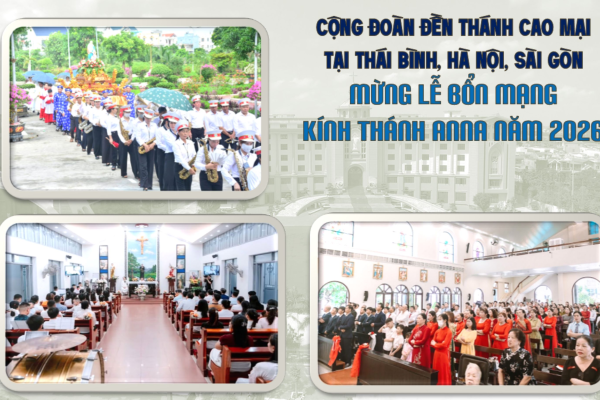 Cao Mại 3 miền mừng lễ thánh Quan thầy Anna