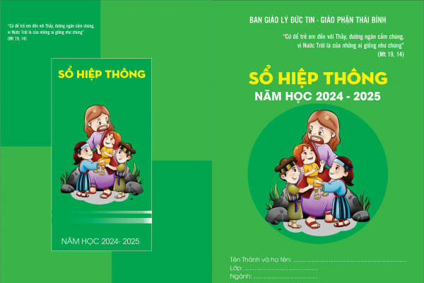 Lịch báo giảng: Lớp ĐẾN BÀN TIỆC THÁNH 3 (Ngành Ấu nhi cấp III) - Năm học 2024-2025