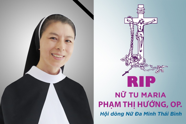 Cáo phó: Nữ tu Maria Phạm Thị Hướng, OP - Dòng Nữ Đa Minh Thái Bình