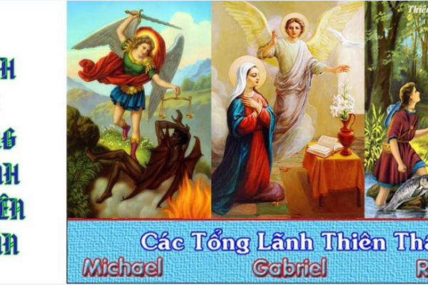 Ngày 29/9: Tổng Lãnh Thiên Thần Michael, Gabriel & Raphael