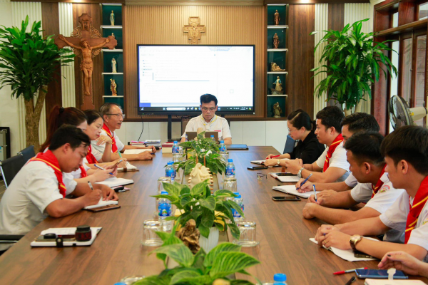 Ban Điều Hành Liên đoàn TNTT Giuse Khang họp triển khai cho Chương trình Sa mạc huấn luyện năm 2024
