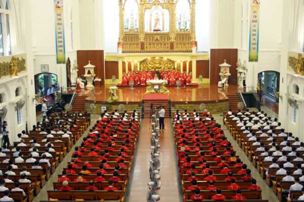 ĐCV Thánh Thái Bình đã long trọng tổ chức lễ Khai giảng năm học mới 2022 – 2023